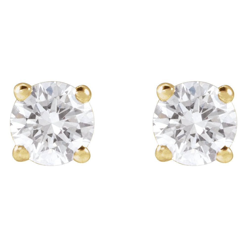14K Gold 1/2 CTW Lab-Grown Diamond Stud Earrings