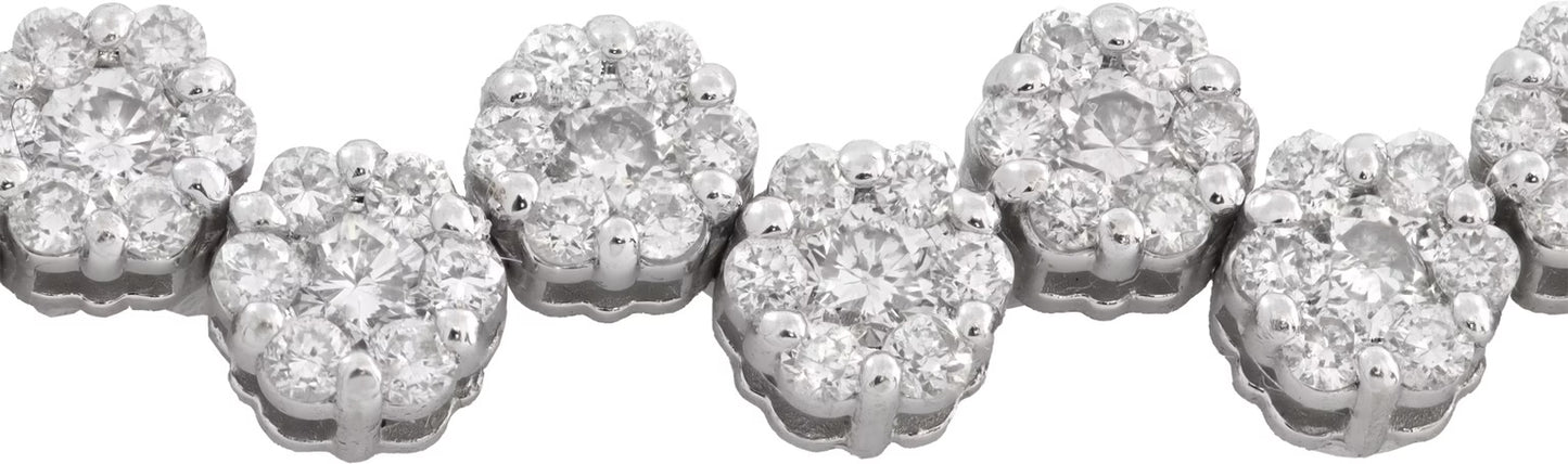 Diamond bracelet in 18k white gold