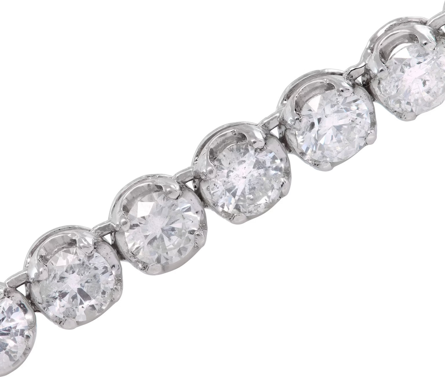 Diamond necklace in platinum with aprox 36.60 carats in diamonds