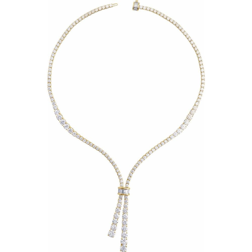 14K Gold 26 1/5 CTW Lab-Grown Diamond 20" Necklace