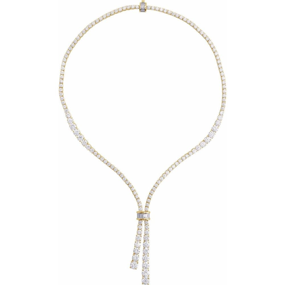 14K Gold 26 1/5 CTW Lab-Grown Diamond 20" Necklace