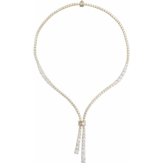 14K Gold 26 1/5 CTW Lab-Grown Diamond 20" Necklace
