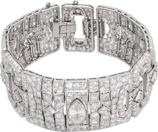 26 Carat Natural VS-SI Diamond Bracelet