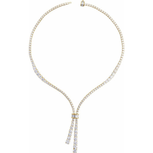 14K Gold 26 1/5 CTW Lab-Grown Diamond 20" Necklace