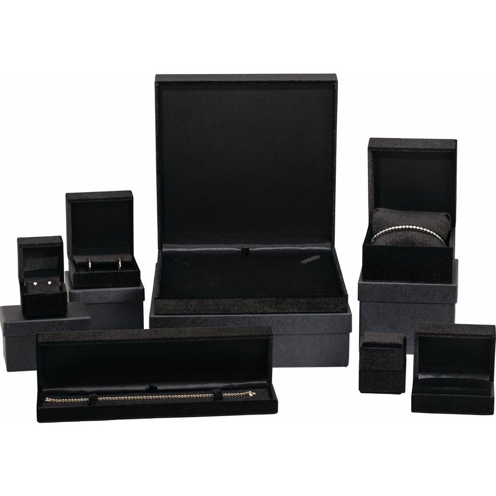 Black Velvet Necklace Box
