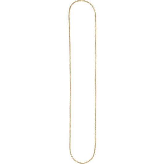 14K Gold-Filled 2.25 mm Curb 24" Chain
