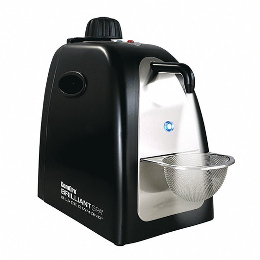 GemOro® Superior Instruments Brilliant Spa Black Diamond Steam Cleaner