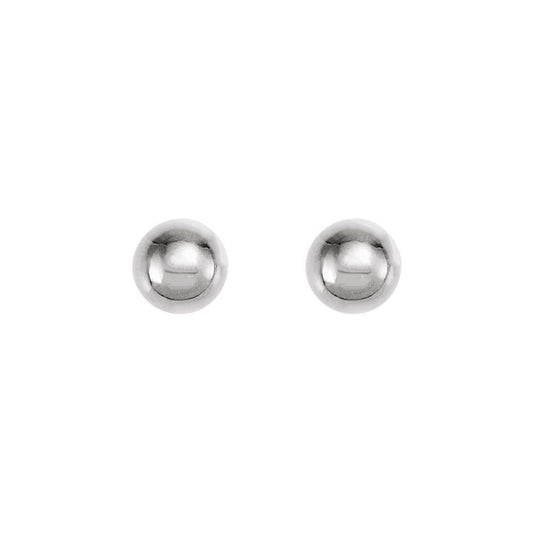 Titanium 3 mm Ball Stud Piercing Earrings