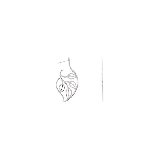 Sterling Silver Freeform Earring